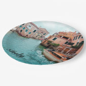 Italien Venice Pappteller (Schrägansicht)