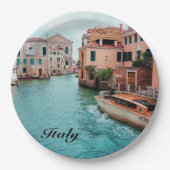 Italien Venice Pappteller (Vorderseite)