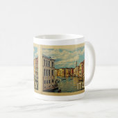 Italien Venice Vintage Travel Kaffeetasse (VorderseiteRechts)