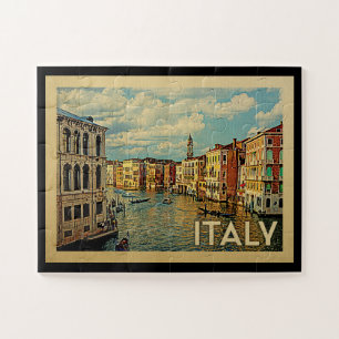 Italien Venice Vintage Travel Puzzle