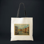 Italien Venice Vintage Travel Tragetasche<br><div class="desc">Italien Venedig Design im Vintage Travel Stil mit einem Kanal Blick mit Gondeln.</div>
