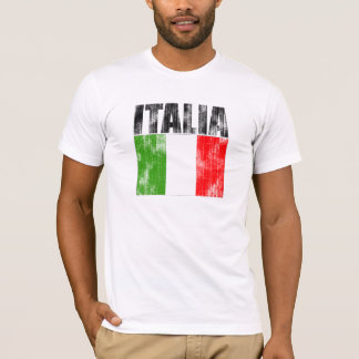 Italien verblaßte Art T - Shirt