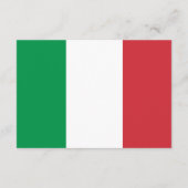 Italien - Verschnittkarte Begleitkarte (Rückseite)