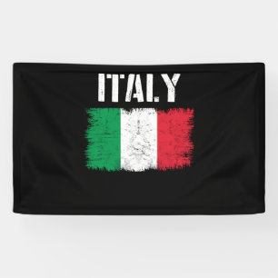 Italien - Vintag Italien - Italienische Flagge Banner