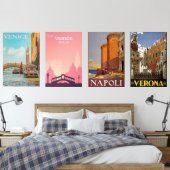 Italien Vintage-Plakate Bilderwand Sets (Schlafzimmer)