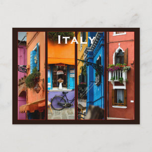 Italien Vintage Reise Tourismus Hinzufügen Postkarte