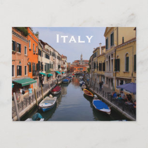 Italien Vintage Reise Tourismus Hinzufügen Postkarte