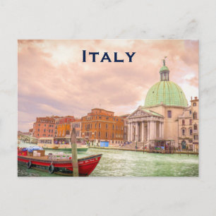 Italien Vintage Reise Tourismus Hinzufügen Postkarte