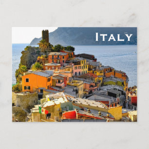 Italien Vintage Reisen Tourismus Hinzufügen Postkarte