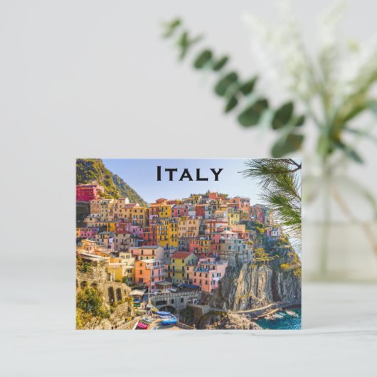 Italien Vintage Reisen Tourismus Postkarte hinzufü (Stehend Vorderseite)