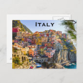 Italien Vintage Reisen Tourismus Postkarte hinzufü (Vorne/Hinten)