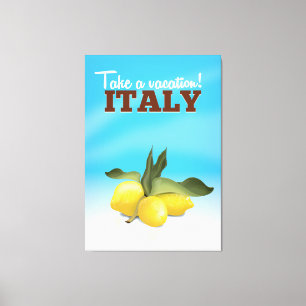 Italien Vintage-Reiseposter Leinwanddruck