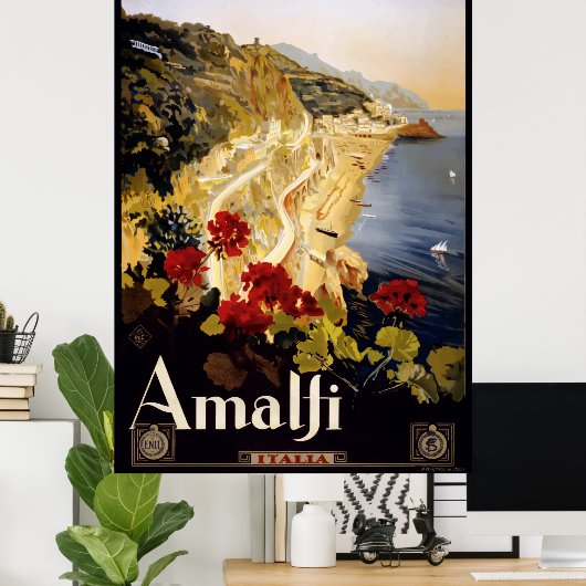 Italien Vintage Travel Poster (Heimbüro)