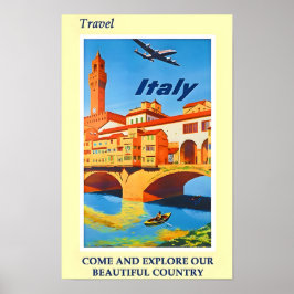 Italien Vintage Travel Poster