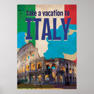 Italien Vintage Travel Poster