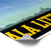 Italien Vintage Travel Poster wiederhergestellt (Ecke)