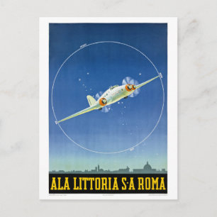 Italien Vintage Travel Poster wiederhergestellt Postkarte