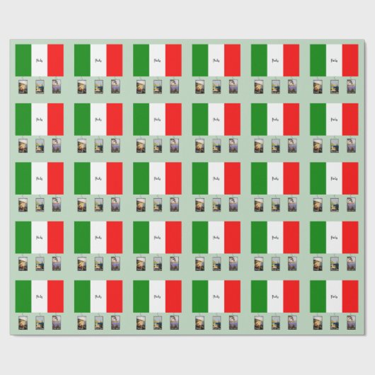 Italien - Vintage Travel Posters Geschenkpapier (Flach)