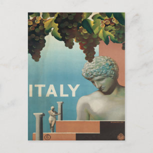 Italien Vintages italienisches Reiseplakat Postkarte