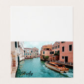 Italien - Visitenkartenmagazin Visitenkarten (Außenseite Aufgefaltet)