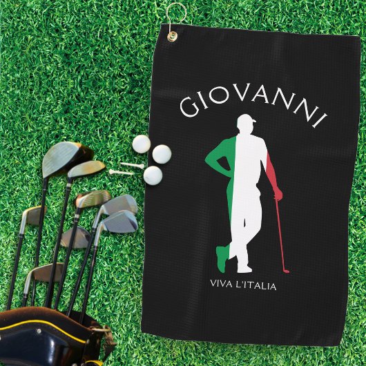 Italien Viva l'Italia Italia Flaggenmännisch Golfe Golfhandtuch
