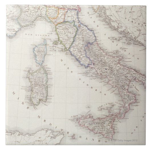 Italien vor Vereinheitlichung Fliese (Vorderseite)