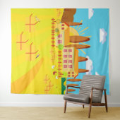 Italien Wandteppich (Beispiel (Horizontal))