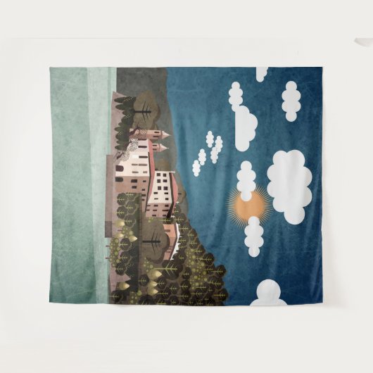 Italien Wandteppich (Vorderseite (Horizontal))