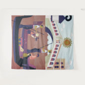 Italien Wandteppich (Vorderseite (Horizontal))