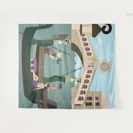 Italien Wandteppich (Vorderseite (Horizontal))