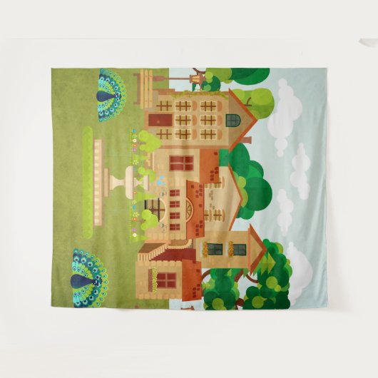 Italien Wandteppich (Vorderseite (Horizontal))