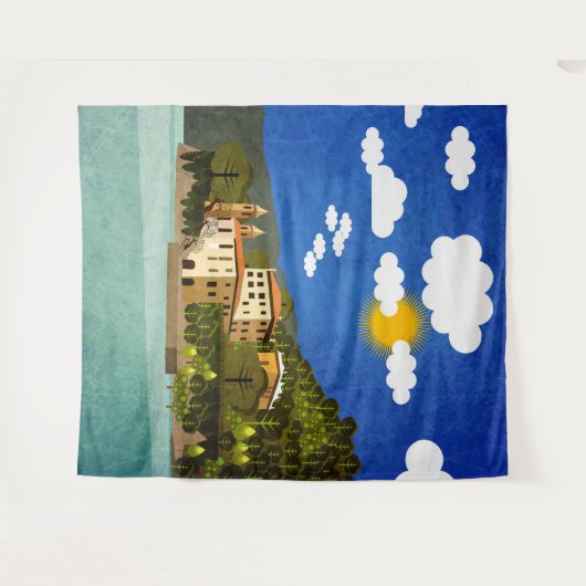 Italien Wandteppich (Vorderseite (Horizontal))