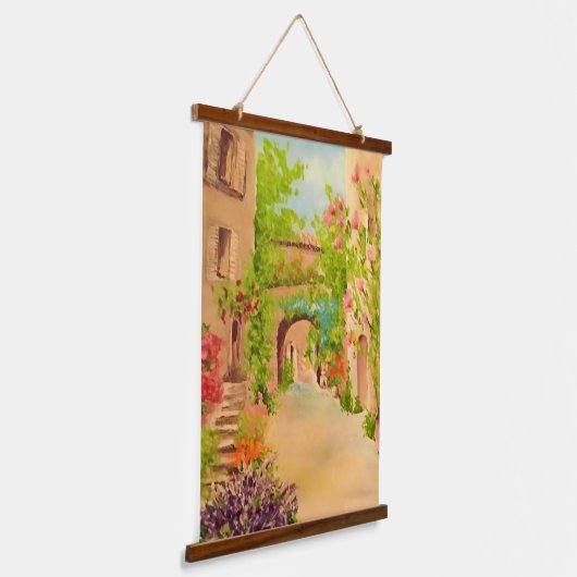 Italien Wandteppich Mit Holzrahmen (Gewinkelt)