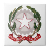 Italien-Wappen Fliese (Vorderseite)