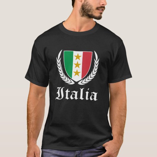 Italien-Wappen T-Shirt (Vorderseite)