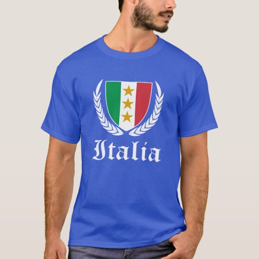 Italien-Wappen T-Shirt (Vorderseite)