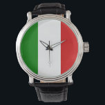 Italien Watch - Die Flagge Italiens Armbanduhr<br><div class="desc">Italy Watch - Die italienische Flagge besteht aus grünen,  weißen und roten Linien. Es ist ein großartiges Geschenk für diejenigen,  die Italien Liebe oder ein italienisches Erbe haben. Dieses Design steht Ihnen auch für viele andere Produkte zur Verfügung.</div>