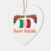 Italien-Weihnachten Keramikornament (Links)