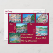 Italien - Weihnachtspostkarte Feiertagspostkarte (Vorne/Hinten)