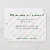 Italien - Wellenflagge Einladung (Rückseite)