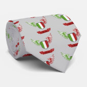 Italien Winged Vintage Flagge Krawatte (Gerollt)