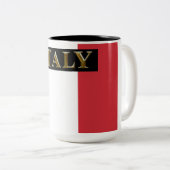 ITALIEN ZWEIFARBIGE TASSE (VorderseiteRechts)