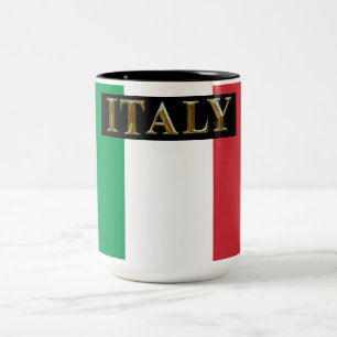 ITALIEN ZWEIFARBIGE TASSE