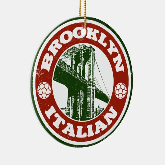 Italiener Brooklyns New York Keramikornament (Rechts)