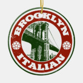 Italiener Brooklyns New York Keramikornament (Vorne)