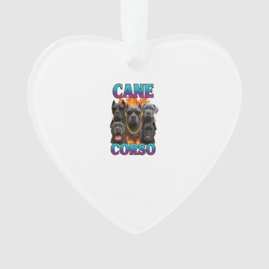 Italiener Cane Corso Ornament (Vorderseite)