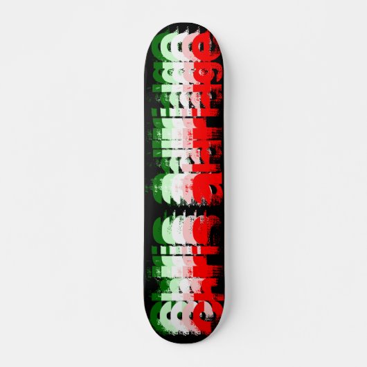 Italiener Chris ADLRIDGE, Skateboard (Vorne)