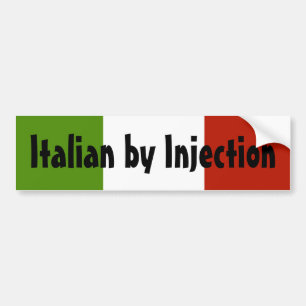 Italiener durch Injektion Aufkleber Autoaufkleber