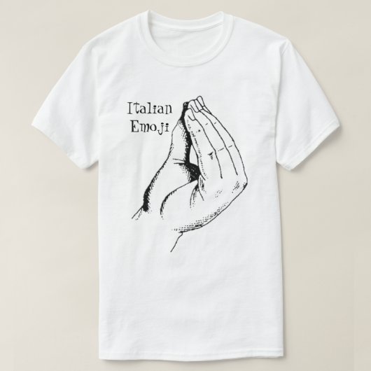 Italiener Emoji T-Shirt (Design vorne)