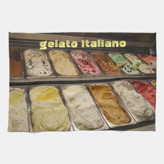Italiener Gelato Küchentuch (Horizontal)